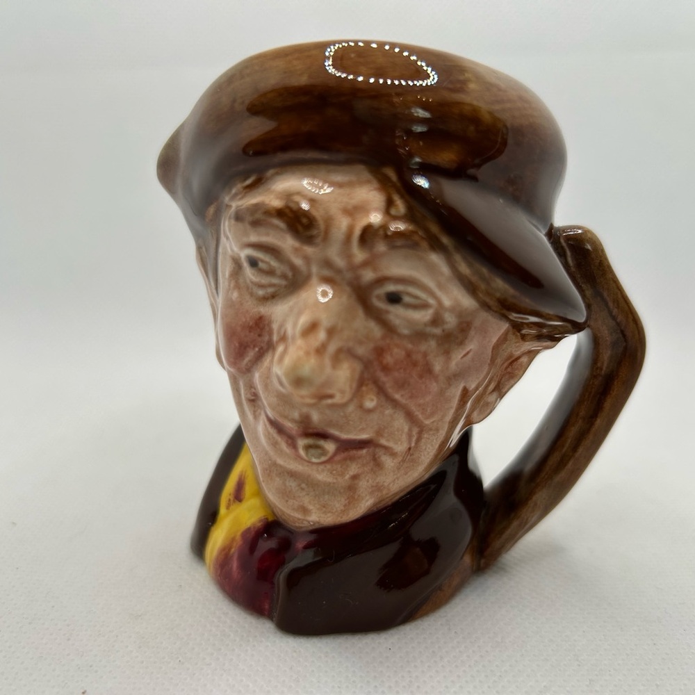 Vintage Pitcher Royal Doulton Appy Ceramic Character Mug Handle 1940’s